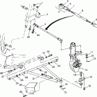 SPORTSMAN 400L - W97AC38C A-arm / strut mounting sportsman 400l w97ac38c