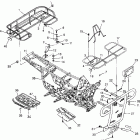 SPORTSMAN 400L - W97AC38C Bumper / rack mounting sportsman 400l w97ac38c