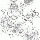 SPORTSMAN 400L - W97AC38C Crankcase and cylinder sportsman 400l w97ac38c