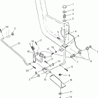 MAGNUM 4X4 - W97AC42A Foot pedal and parking brake swedish magnum 4x4 s97ac42e...