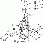BIG BOSS 6X6 400L - W97AE38A Carburetor big boss 6x6 400l w97ae38a