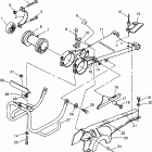 BIG BOSS 6X6 400L - W97AE38A Swing arm / guard mounting big boss 6x6 400l w97ae38a