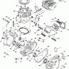 SPORT 400L - W97BA38C Crankcase and cylinder (sport) sport 400l w97ba38c