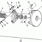 SPORT 400L - W97BA38C Drive clutch sport 400l w97ba38c and trail blazer w97ba2...