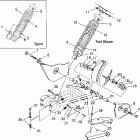 SPORT 400L - W97BA38C Swing arm / shock mounting sport 400l w97ba38c and trail...