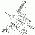 XPRESS 300 - W97CA28C Swing arm / shock mounting xpress 300 w97ca28c and  xpre...
