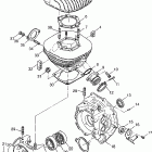 XPLORER 300 - W97CC28C Crankcase and cylinder xplorer 300 w97cc28c