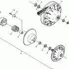 XPLORER 300 - W97CC28C Driven clutch xplorer 300 w97cc28c