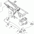 XPLORER 300 - W97CC28C Exhaust system xplorer 300 w97cc28c