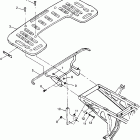 XPLORER 400L - W97CC38C Rear rack mounting xplorer 400l w97cc38c