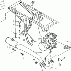 XPLORER 400L - W97CC38C Exhaust system xplorer 400l w97cc38c