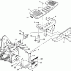 XPLORER 400L - W97CC38C Front rack and bumper mounting xplorer 400l w97cc38c