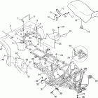 SPORTSMAN 500 - W97CH50A Rear cab and seat  sportsman 500 w97ch50a