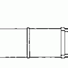 SPORTSMAN 500 - W97CH50A Rear drive shaft  sportsman 500 w97ch50a