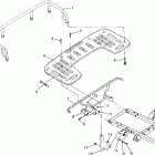 SPORTSMAN 500 - W97CH50A Rear rack mounting  sportsman 500 w97ch50a