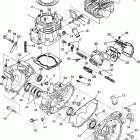 400L 6X6  NORWEGIAN - N968740 Crankcase and cylinder 6x6 400l w968740 and 6x6 400l nor...