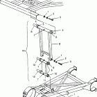 400L 6X6  NORWEGIAN - N968740 Rear strut stabilizer 6x6 400l