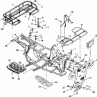SPORTSMAN 4X4 - W968040 Bumper / rack mounting sportsman 4x4 w968040