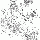 SPORTSMAN 4X4 - W968040 Crankcase and cylinder sportsman 4x4 w968040