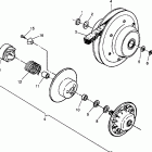 SPORTSMAN 4X4 - W968040 Driven clutch sportsman 4x4 w968040