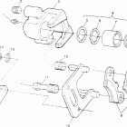 SPORTSMAN 4X4 - W968040 Front brake sportsman 4x4 w968040