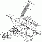 SPORTSMAN 4X4 - W968040 Swing arm / shock mounting sportsman 4x4 w968040