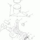 SPORT 400L - W968540 Piston and crankshaft (blazer)