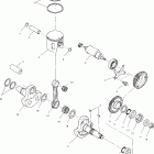 SPORT 400L - W968540 Piston and crankshaft (sport)
