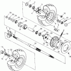 SPORT 400L - W968540 Колесо заднее