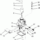 XPLORER 300 - W969130 Carburetor xplorer 300 w969130