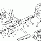XPLORER 300 - W969130 Gearcase / brake and chain cover mounting xplorer 300 w9...