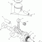 XPLORER 300 - W969130 Crankshaft and piston xplorer 300 w969130