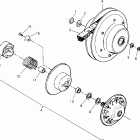 XPLORER 300 - W969130 Driven clutch xplorer 300 w969130