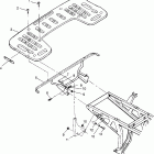 XPLORER 300 - W969130 Rear rack mounting xplorer 300 w969130