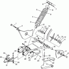 XPLORER 300 - W969130 Swing arm / shock mounting xplorer 300 w969130