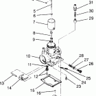 XPLORER 400L - W969140 Carburetor xplorer 400l w969140
