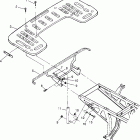 XPLORER 400L - W969140 Rear rack mounting xplorer 400l w969140