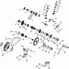 SPORTSMAN 500 - W969244 Gearcase (internal components) sportsman 500 w969244 and...