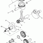 SPORTSMAN 500 - W969244 Crankshaft and piston sportsman 500 w969244 and swedish ...