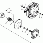 SPORTSMAN 500 - W969244 Driven clutch sportsman 500 w969244