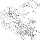SPORTSMAN 500 - W969244 Rear cab and seat sportsman 500 w969244 and swedish spor...