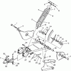 XPRESS 400 - W969540 Swing arm / shock mounting xpress 300 w969530 and xpress...
