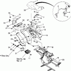 MAGNUM 2X4 - W957544 Rear cab assembly magnum 2x4 w957544