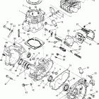 SPORTSMAN 4X4 - W958040 Crankcase and cylinder sportsman 4x4 w958040