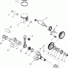 SPORTSMAN 4X4 - W958040 Piston and crankshaft sportsman 4x4 w958040