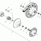 SPORTSMAN 4X4 - W958040 Driven clutch assembly sportsman 4x4 w958040