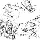 SPORTSMAN 4X4 - W958040 Front cab assembly sportsman 4x4 w958040