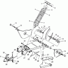 SPORTSMAN 4X4 - W958040 Swing arm / shock mounting sportsman 4x4 w958040