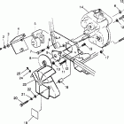 SPORT 400L - W958540 Gearcase / brake mounting sport 400l w958540