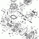 SPORT 400L - W958540 Crankcase and cylinder sport 400l w958540